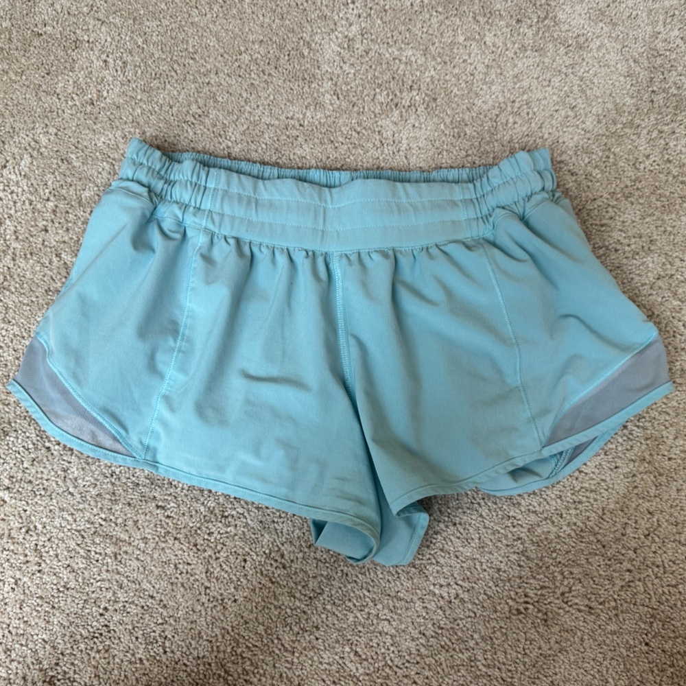 Lululemon Athletica Blue Hotty Hot Shorts || Size 8, 2.5 inch